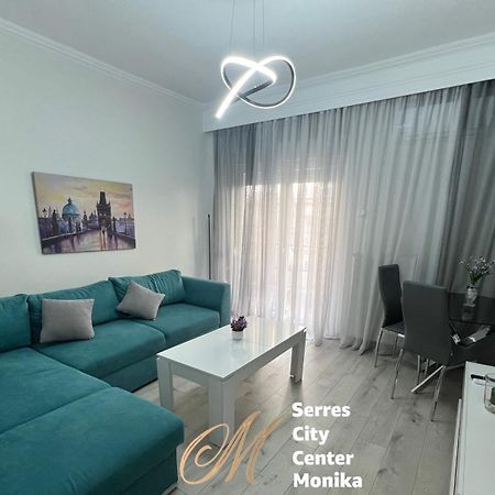 Serres City Center Modern Apartment Exterior foto